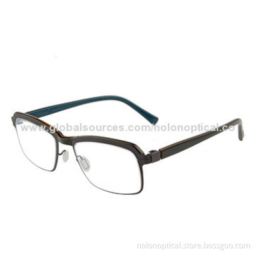 High quality stainless eyeglass frames,logo can be printed